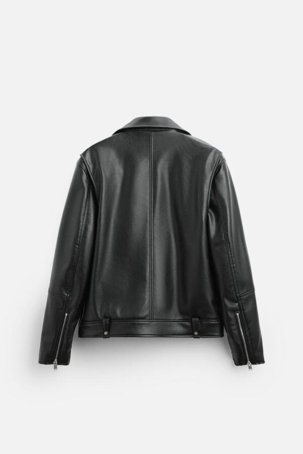 ژاکت FAUX LEATHER BIKER زارا - Image 2