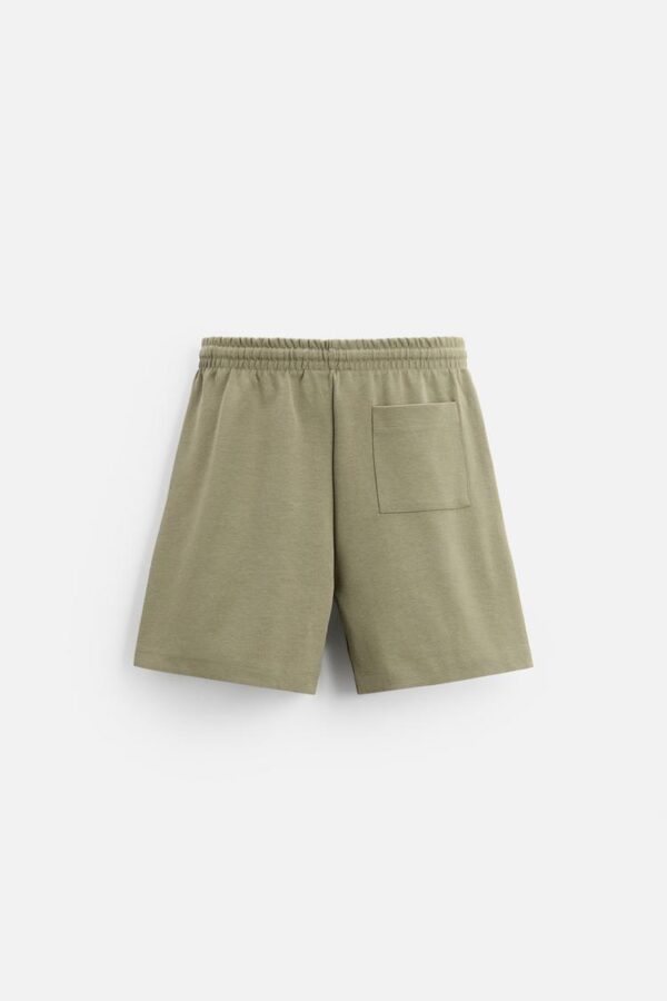 شورت INTERLOCK TEXTURED BERMUDA زارا - Image 3