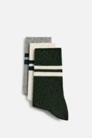 جوراب 3PACK OF STRIPED زارا