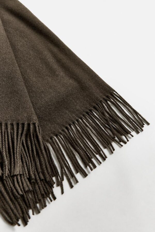 شال FRINGED زارا - Image 2